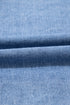 Wide Strap Button Front Pocketed Denim Mini Dress
